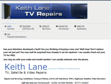 Tablet Screenshot of keithlane.co.uk